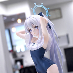 Blue Archive Tsukiyuki Miyako Figure Model Ornament 2D Gk Anime Beautiful Girl Statue Peripheral Gift