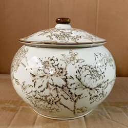 European ceramic vase new Chinese style entrance bedroom living room desktop home decoration ceramic Zen ornaments storage jar