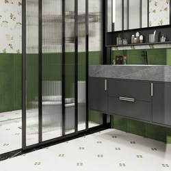 Light French-Style Nanyang Retro-Style Bathroom Tiles 300X300 Kitchen Balcony Green Wall Tiles Matte Ceramic Tiles