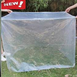 Universal Rain Cover, Square-Bottom Plastic Bag, Thickened, Dustproof, Rainproof, Moisture-Proof, Extra-Large, Transparent Packaging for Machinery and Equipment