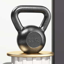 Fitness kettlebell swinging household equipment pure iron paint solid metal Hu Ling squat dormitory training 510 20KG