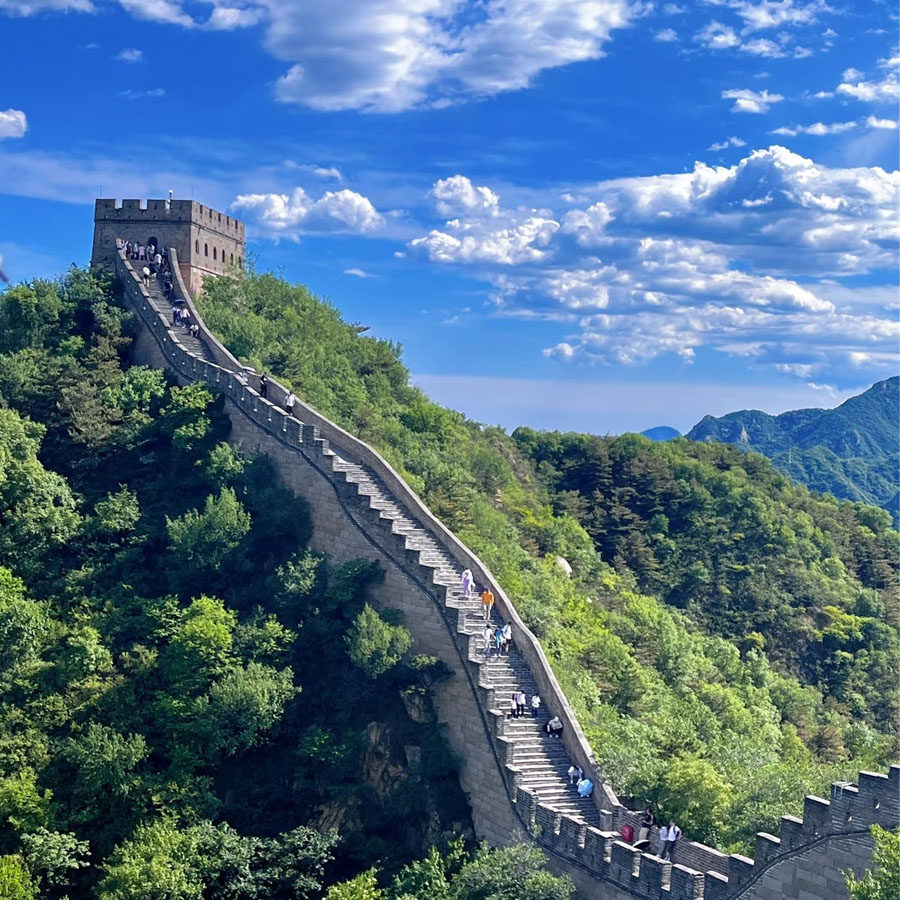 北京旅游故宫故宫博物院圆明园八达岭长城颐和园天安门升旗2日