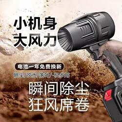 Brushless Violent Blower Lithium Battery Blower Duct Fan Dust Removal Car Washing Water Blowing Snow Turbo Blower