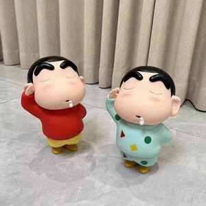 
AD Calcium Crayon Shin-chan Vinyl Fashion Toy Hand Model Room Coffee Shop Decorative Ornament Doll Birthday Gift