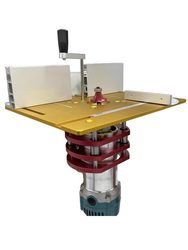 Woodworking Inverted Lifting Base, Electric Wood Milling Small Lathe, Lifting Table for Slotting, Mortising, Trimming, Chamfering, and Sanding