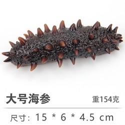 Large Artificial Sea Cucumber Model, Seafood Market Food Toy, Food Ingredients, Food Photography Props, Display Piece