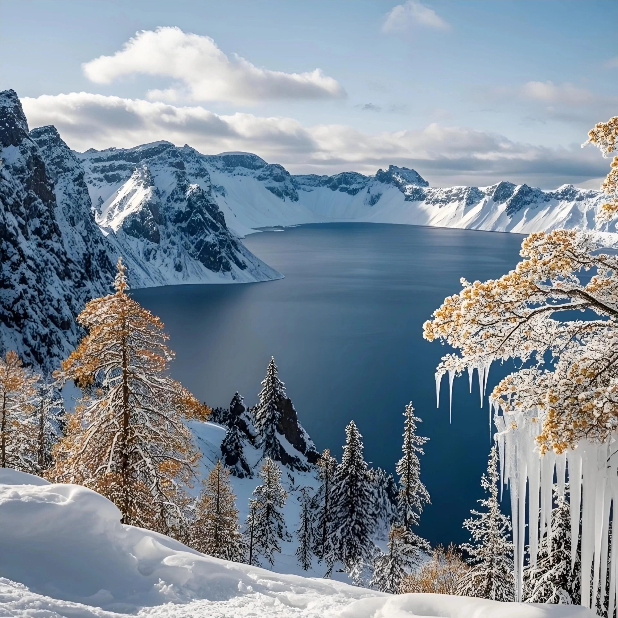含机票0购物0车销 吉林长白山小韩国延吉万科滑雪5日游东北旅游