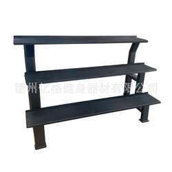 Three-layer kettlebell rack gym fitness equipment multi-function storage rack for men's commercial steel rack adjustment rack