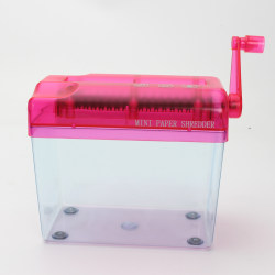 New electric household shredder a4 paper shredder small hand-cranked manual office T-shaped mini file