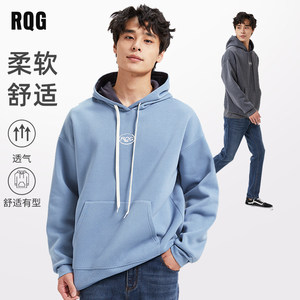 Boys' autumn and winter sweatshirts plus velvet sweatpants small feet loose casual long pants 2025 new youth sports pants