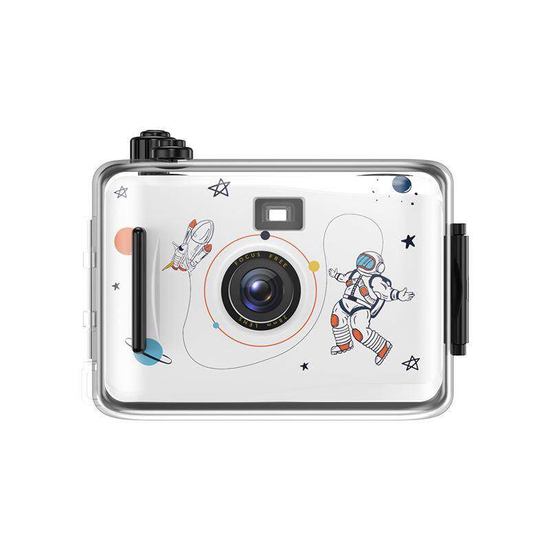 학생들이 사진을 찍을 수 있는 소형 카메라. 사진을 찍을 수 있는 미니 폴라로이드 -