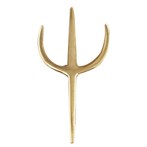 
Buddha statue pure copper trident household ritual instrument town house copper trident trident threshold ornaments hanging wall door hanging ornaments