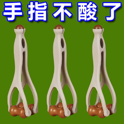 Finger Massager with Solid Wood Roller, Beauty Tool for Relieving Stress and Fatigue, Joint Massage Equipment, Joint Relaxation Gadget