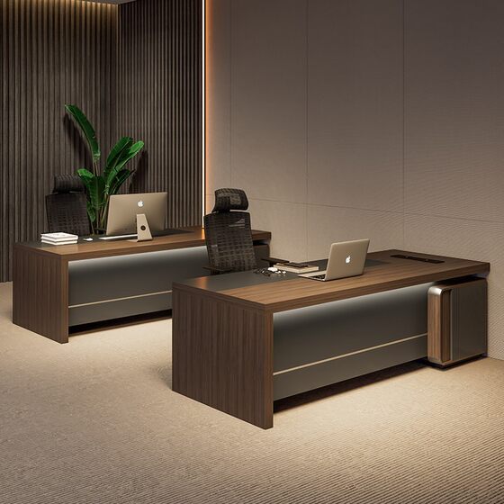 
Small boss desk light luxury high-end simple modern executive desk manager desk financial office desk and chair combination