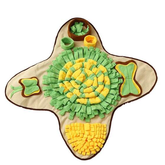 
Pet sniffing mat for dogs and cats interactive foraging toy training dog's sense of smell slow food sniffing mat for pet cats