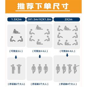 
Speedy picnic moisture-proof thickened outdoor camping picnic equipment waterproof portable spring outing foldable picnic cloth