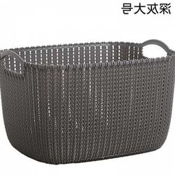 A Basket for Storing Glass Fire Jars, a Rattan Woven Storage Box with a Lid.