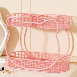 Dopamine Desktop Cosmetics Storage Box Dressing Table Multi-Layer Skincare Product Organizer Shelf Lipstick and Perfume Organizer Rack