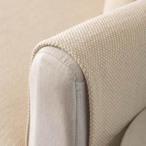 
Cotton and linen same color sofa cushion four seasons universal non-slip simple modern light luxury fabric home cushion backrest cool