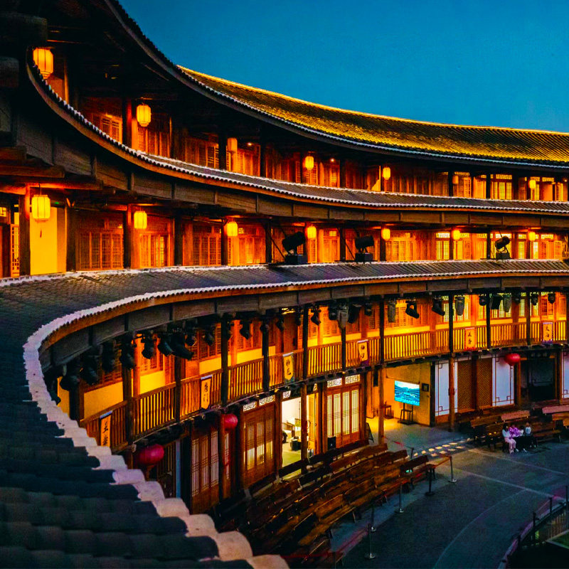 福建永定土楼景区土楼王子洪坑土楼群【2-8人私家团】纯玩一日游