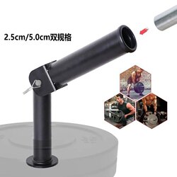 Landmine Bar Holder, Barbell Rack Base Holder, T-Bar Deadlift, Rowing, Abdominal Muscle Home Workout Barrel Rack, Landmine Rack