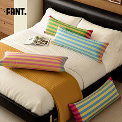 Hippie Club Bed Pillow, Long Strip Pillow for Girls to Sleep With, Special Leg-Hugging Pillow, Light Luxury High-End Sofa Lumbar Pillow, Removable and Washable