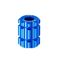 Mountain road bicycle one-piece hollow large chainring plum blossom crank cover removal tool aluminum alloy wrench
