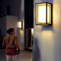 Solar wall a light outdoor garden light waterproof villa exterior wall light modern simple wall light balcony aisle wall light