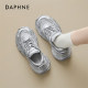 Daphne Silver Daddy Shoes Women's 2025 New Spring and Summer Shoes Thick Sole Heightening Lightweight Breathable Sneakers