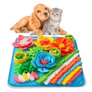 
Pet slow food mat dog sniffing mat cat feeding blanket olfactory training mat toy e-commerce manufacturer direct sale