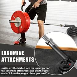 German Imported Barbell Rack T-Bar V-Shaped Handle Core Deadlift Back Strength Training Fitness Equipment