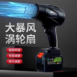 Chuanuo Violent Fan 80 Ducted Blower Dust Removal Car Washing Low Noise Snow Blowing High Power Lithium Battery Blower