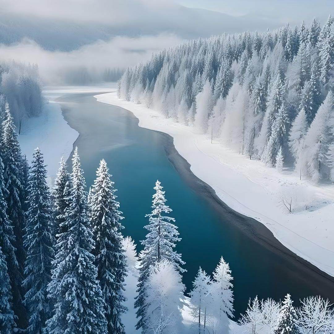 【滑雪+禾木落地观景房】新疆北疆阿勒泰旅游禾木喀纳斯8天6人团