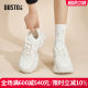 Dadong women's shoes dad shoes 2025 spring comfortable thick sole light casual shoes outdoor sports shoes women's white shoes