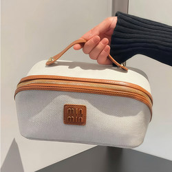 [Travel Essentials] Large Capacity Portable Makeup Bag with Partitioned Storage 2025 New Model Handbag Exquisite and High-End
