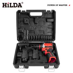 Hilda/HILDA brushless lithium electric drill 16.8v electric drill small steel gun large capacity high power hand electric drill