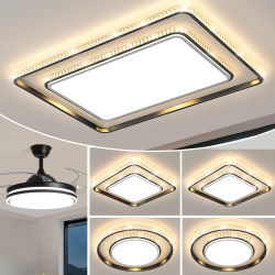 2026 New Model Modern High-Brightness Led Energy-Saving Ceiling Light for Living Room, Bedroom, Study, Light Luxury Package Combination Lighting Fixtures