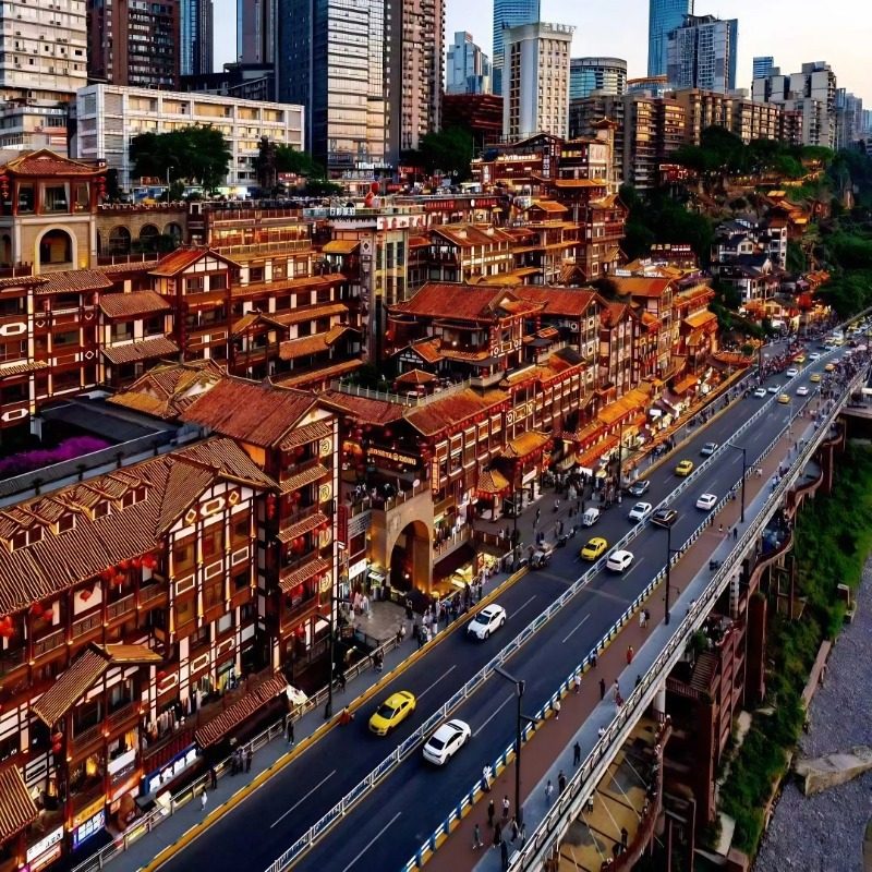 含机票重庆旅游天生三桥仙女山金佛山龚滩李子坝5天4晚纯玩跟团游