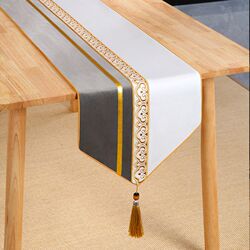 Ready-made tablecloth, long table runner, light luxury, high-end table decoration, tea tablecloth, living room coffee table tablecloth