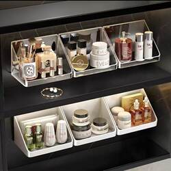Mirror cabinet storage box bathroom toilet table