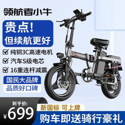 Navigator Mavericks Foldable Electric-Assisted Bicycle for Commuting, Ultra-Light and Portable for Women, New National Standard Electric Bike