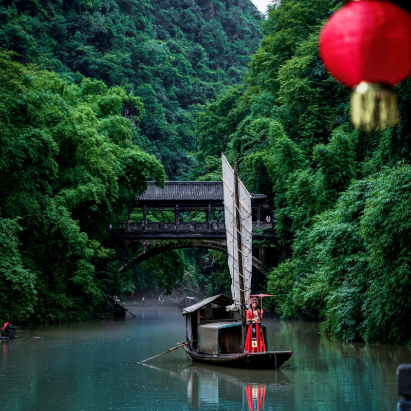 宜昌特色4日游三峡千古情三峡人家清江画廊两坝一峡三峡瀑布纯玩