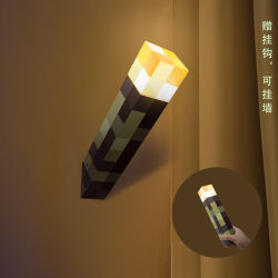 My world torch night light torch model lamp wall hanging