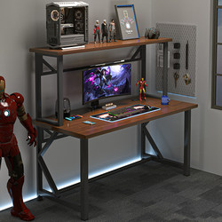 Computer Desk Bookshelf Integrated Table Study Office Home Simple Desk E-Sports Table Chassis Thickeneded Internet Cafe Table