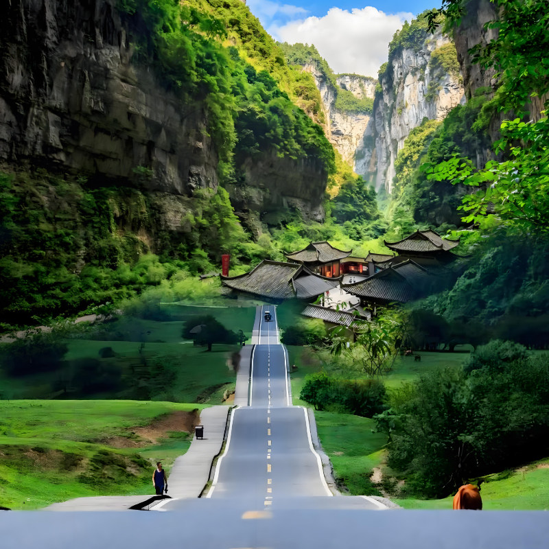 重庆四川成都旅游跟团9天8晚仙女山洪崖洞大足熊猫基地乐山峨眉山