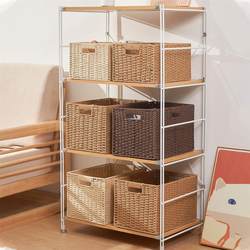 Storage Box for Cupping Therapy, a Basket for Holding Glass Cupping Cups, Portable Storage Frame, Rattan and Wicker Basket