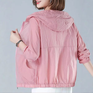 
Popular sun protection clothing for women 2026 new summer thin ice silk jacket fashionable style large size breathable sun protection clothing