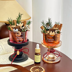 Cinnamon Wealth-Bringing DIY Flameless Aromatherapy Forest-Style Home Bedroom Flameless Aromatherapy Dried Flower Decoration Birthday Gift