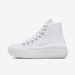 
Converse ChuckTaylorAllStarMov casual canvas shoes women's pink white 571577C