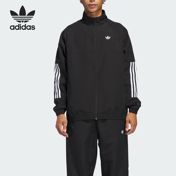 
Adidas/Adidas genuine clover men's loose classic woven stand-collar jacket JC5174